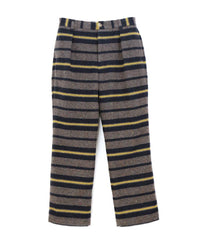 RECYCLE WOOL ONE TUCK SLACKS