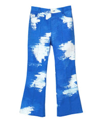 BLUE SKY PAINT FLARE PANTS