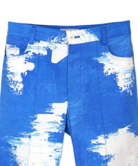 BLUE SKY PAINT FLARE PANTS