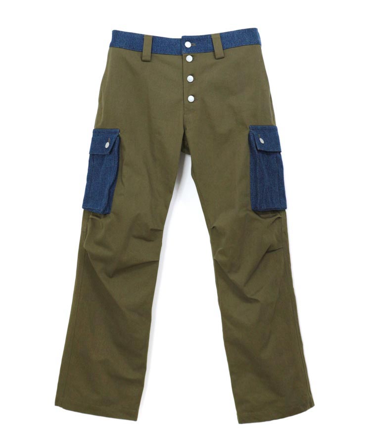 COMBI FABRIC CARGO PANTS