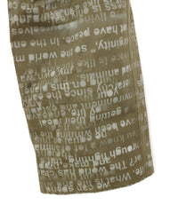 HAND STENCIL DESIGN CARGO PANTS